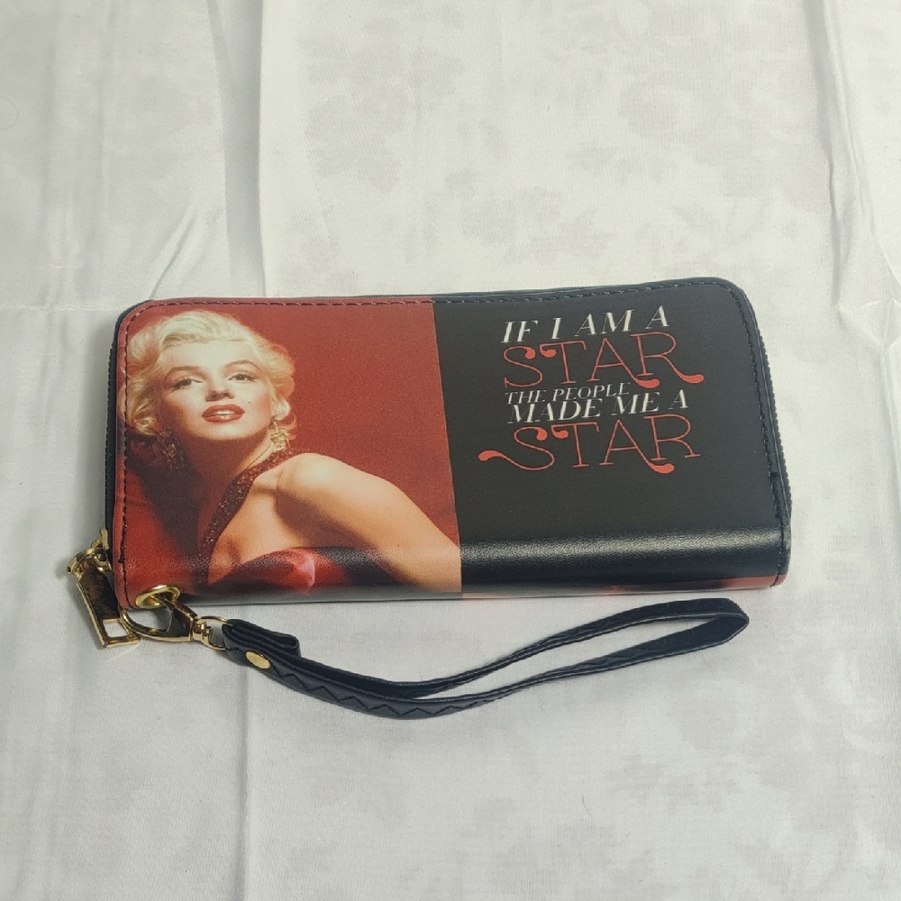 Stylish Black and Red Women's‎ Wristlet